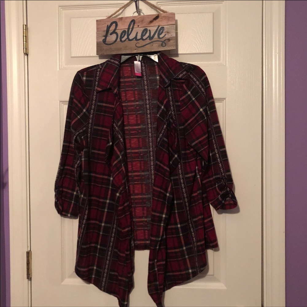 Beautiful Plaid Coverup